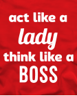 Lady boss Lady boss